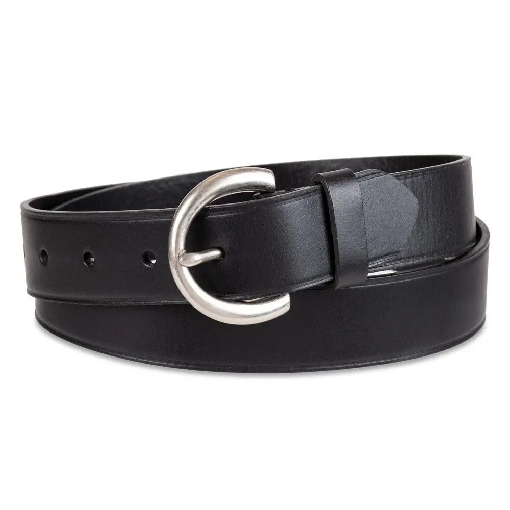 Levi's Women's Black Heat Creased Casual Leather Pant Belt S NWT
